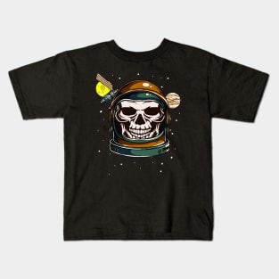 Astronaut Skull Kids T-Shirt